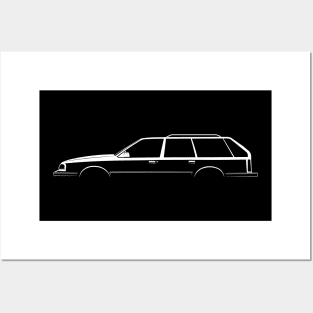 Oldsmobile Cutlass Ciera Cruiser Silhouette Posters and Art